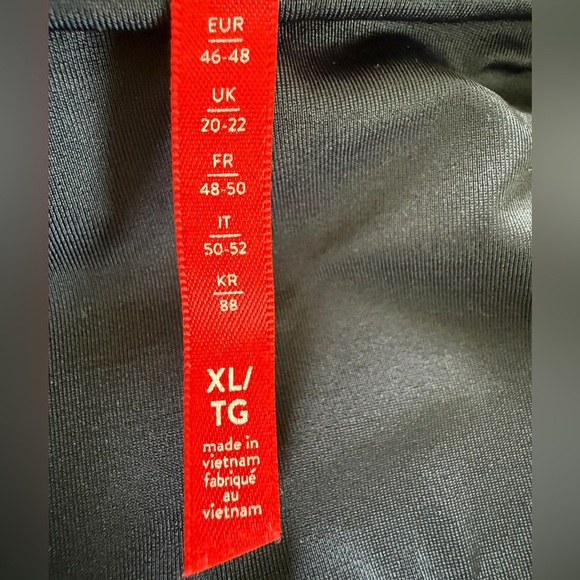 SPANX Navy Blue Pant Elastic Waistband Size Large - Picture 3 of 4